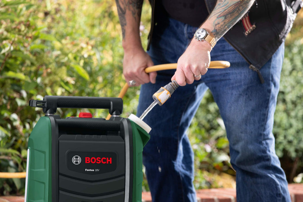 Bosch Fontus 2.0 akumulatorski perač pod visokim pritiskom; 18V, 20bar (06008B6101) Aku perač pod pritiskom BOSCH BOSCH-06008B6101 Madras doo Beograd