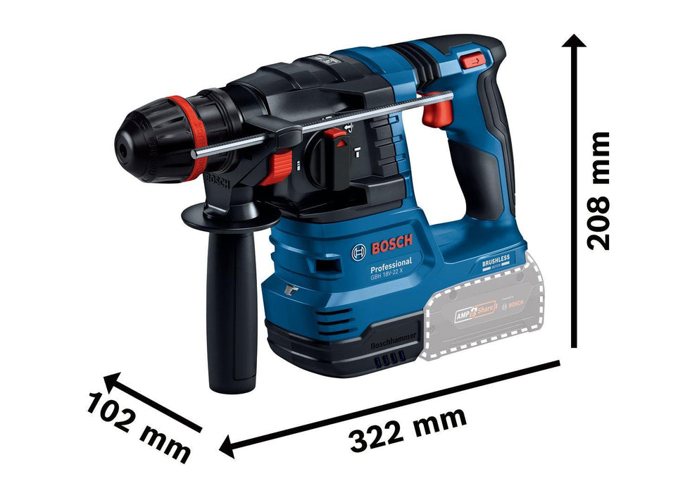 BOSCH GBH 18V-22 X - (0611924101) Madras doo Beograd Madras doo Beograd