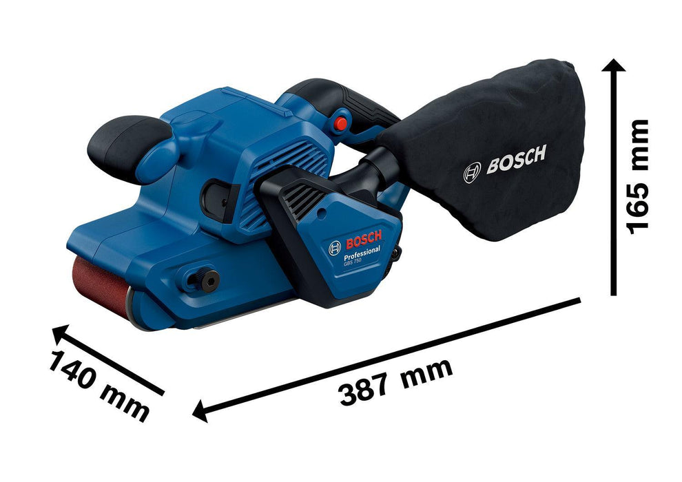 BOSCH GBS 750 - Tračna brusilica (bosch-06012C1020) Tračna brusilica BOSCH Madras doo Beograd