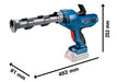 BOSCH GCG 18V-310 - (06019C4100) Madras doo Beograd Madras doo Beograd