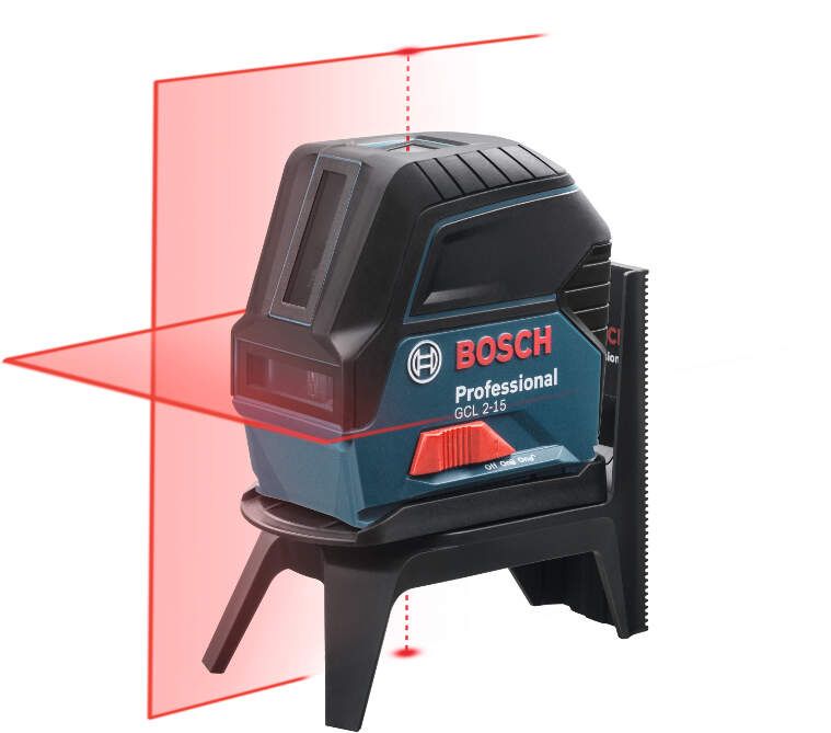 Bosch GCL 2-15 u koferu kombinovani laser 15m sa tačkama (0601066E02) Linijski laser 180° kombinovani BOSCH BOSCH-0601066e02 Madras doo Beograd