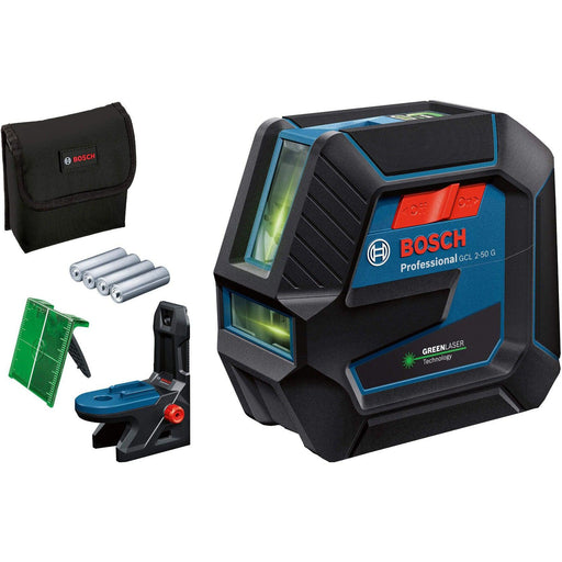 Bosch GCL 2-50 G kombinovani samonivelišući laser za linije sa zelenim zrakom; 2 linije (0601066M00) Linijski laser 180° kombinovani BOSCH BOSCH-0601066M00 Madras doo Beograd