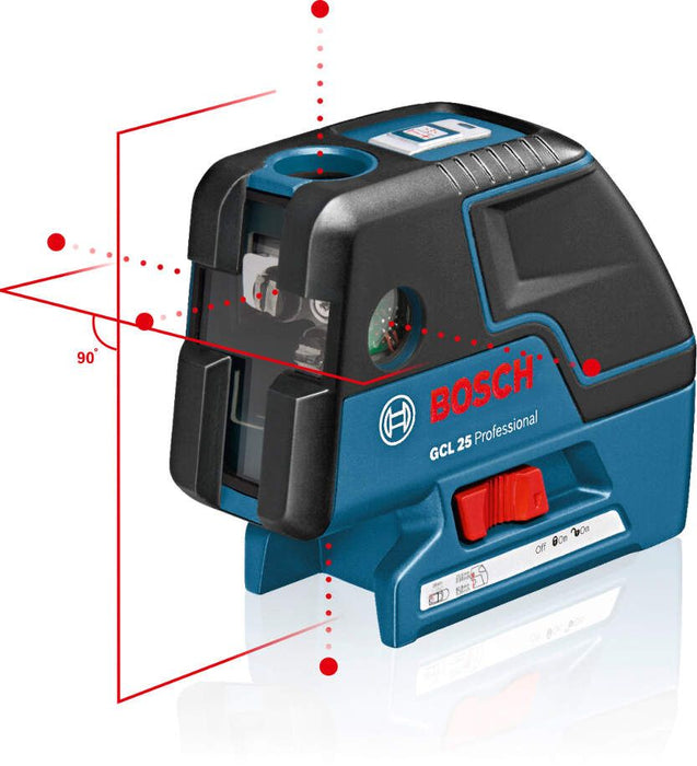 Bosch GCL 25 + BT 150 stativ kombinovani laser linije i tačke (0601066B01) Linijski laser 180° kombinovani BOSCH Madras doo Beograd