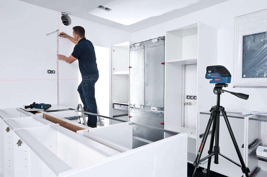 Bosch GCL 25 + BT 150 stativ kombinovani laser linije i tačke (0601066B01) Linijski laser 180° kombinovani BOSCH Madras doo Beograd