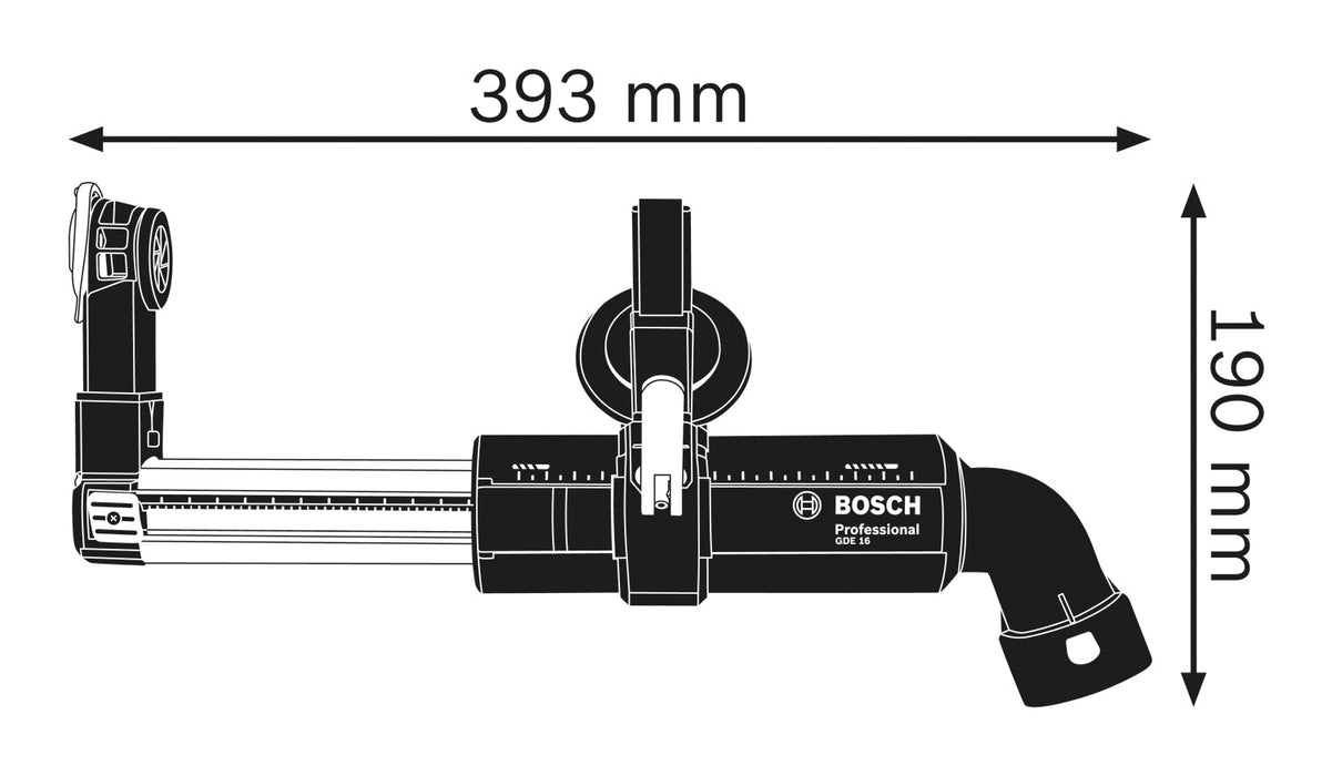 BOSCH GDE 16 Plus - Sistemski pribor GDE 16 plus (1600A0015Z) Madras doo Beograd Madras doo Beograd
