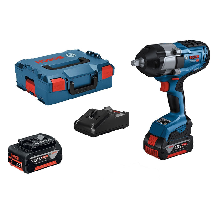 Bosch GDS 18V-1000 Bosch udarni odvijač +2x 5Ah baterije+ L-boxx kofer (06019J8304) Aku udarni odvrtač BOSCH BOSCH-06019J8304 Madras doo Beograd