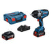 Bosch GDS 18V-1000 Bosch udarni odvijač +2x 5Ah baterije+ L-boxx kofer (06019J8304) Aku udarni odvrtač BOSCH BOSCH-06019J8304 Madras doo Beograd