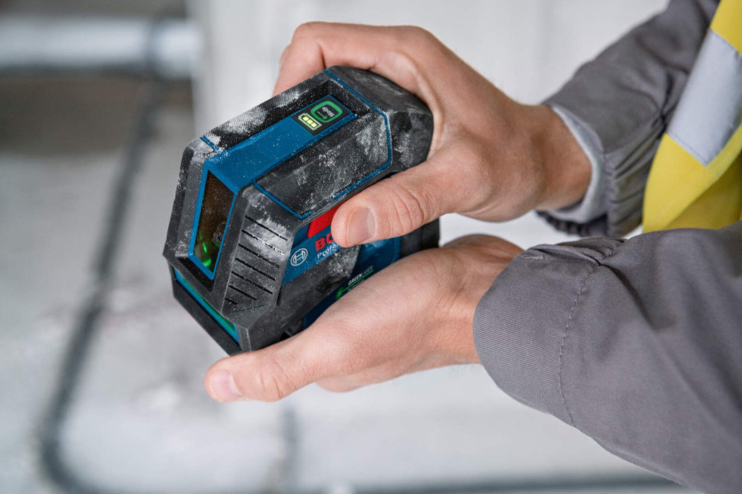 Bosch GLL 2-15 G + magnetni nosač sa štipaljkom + kofer samonivelišući laser za linije sa zelenim zrakom 2 linije (0601063W02) Linijski laser 180° BOSCH BOSCH-0601063W02 Madras doo Beograd