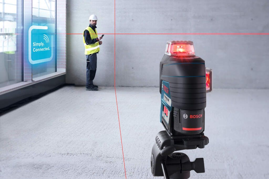 Bosch GLL 3-80 C linijski laser 3x360° Bluetooth 80m + stativ BT 150 (0601063R01) Linijski laser 360° BOSCH BOSCH-0601063R01 Madras doo Beograd