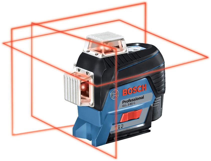 Bosch GLL 3-80 C linijski laser 3x360° Bluetooth 80m + stativ BT 150 (0601063R01) Linijski laser 360° BOSCH BOSCH-0601063R01 Madras doo Beograd