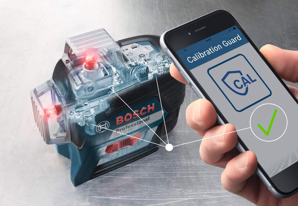 Bosch GLL 3-80 C linijski laser 3x360° Bluetooth 80m + stativ BT 150 (0601063R01) Linijski laser 360° BOSCH BOSCH-0601063R01 Madras doo Beograd