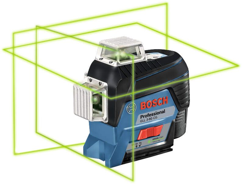 Bosch GLL 3-80 CG linijski laser sa zelenim zrakom Bluetooth 80m (0601063T00) Linijski laser BOSCH BOSCH-0601063T00 Madras doo Beograd