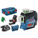 Bosch GLL 3-80 CG linijski laser sa zelenim zrakom Bluetooth 80m (0601063T00) Linijski laser BOSCH BOSCH-0601063T00 Madras doo Beograd