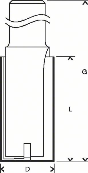 Bosch glodala za kanale 12 mm, D1 12 mm, L 38,1 mm, G 80 mm - 2608629365 Glodala BOSCH BOSCH-2608629365 Madras doo Beograd