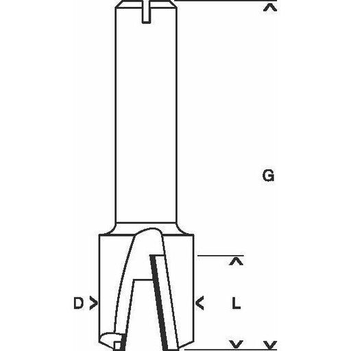 Bosch glodala za kanale 8 mm, D1 12,7 mm, L 12,7 mm, G 50,8 mm - 2608628399 Glodala BOSCH BOSCH-2608628399 Madras doo Beograd