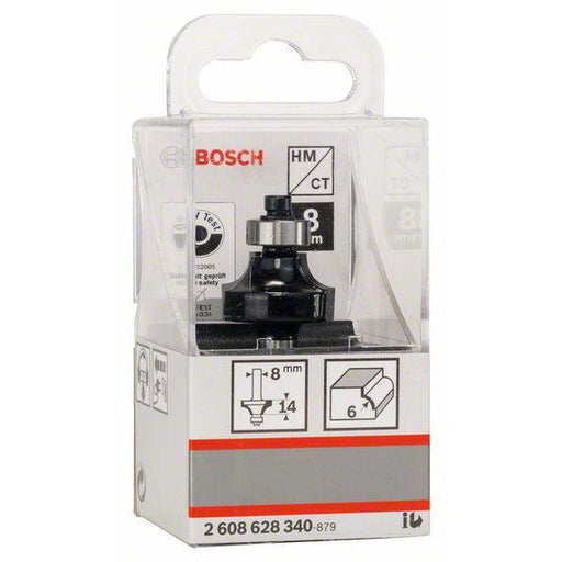 Bosch glodala za zaobljavanje 8 mm, R1 6 mm, L 13,2 mm, G 53 mm - 2608628340 Glodala BOSCH BOSCH-2608628340 Madras doo Beograd