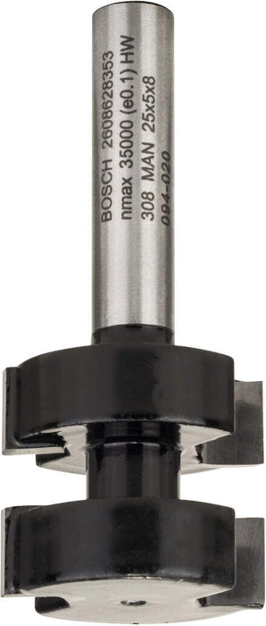 Bosch glodalo za pera 8 mm, D1 25 mm, L 5 mm, G 58 mm - 2608628353 Glodala BOSCH BOSCH-2608628353 Madras doo Beograd