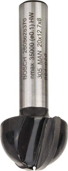 Bosch glodalo za poluokrugle kanale 8 mm, R1 10 mm, D 20 mm, L 12,4 mm, G 46 mm - 2608628370 Glodala BOSCH BOSCH-2608628370 Madras doo Beograd