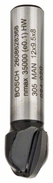 Bosch glodalo za poluokrugle kanale 8 mm, R1 6 mm, D 12 mm, L 9,2 mm, G 40 mm - 2608628368 Glodala BOSCH BOSCH-2608628368 Madras doo Beograd