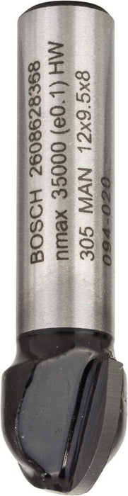 Bosch glodalo za poluokrugle kanale 8 mm, R1 6 mm, D 12 mm, L 9,2 mm, G 40 mm - 2608628368 Glodala BOSCH BOSCH-2608628368 Madras doo Beograd