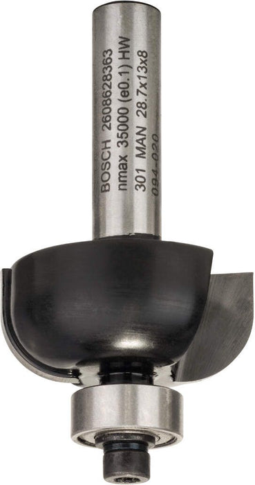 Bosch glodalo za poluokrugle kanale 8 mm, R1 8 mm, D 28,7 mm, L 13 mm, G 54 mm - 2608628363 Glodala BOSCH BOSCH-2608628363 Madras doo Beograd