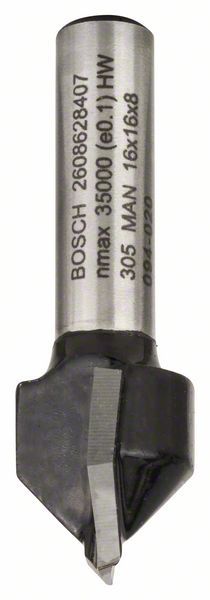 Bosch glodalo za V-kanale 8 mm, D1 16 mm, L 16 mm, G 45 mm, 90° - 2608628407 Glodala BOSCH BOSCH-2608628407 Madras doo Beograd