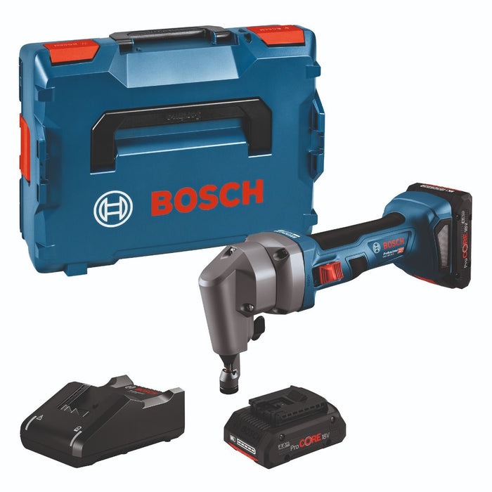 Bosch GNA 18V-16 E akumulatorska grickalica za lim 18V; 2 x ProCORE 18V 4,0 Ah + L-Boxx kofer (0601529601) Aku grickalica za lim BOSCH BOSCH-0601529601 Madras doo Beograd