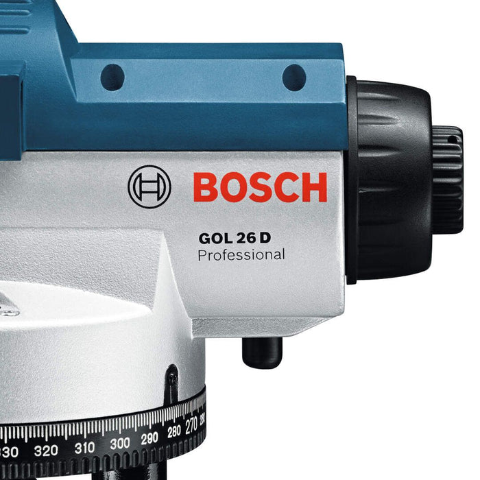 Bosch GOL 26 D optički uređaj za nivelisanje - nivelir + stativ Bosch BT 160 + merna letva GR 500 (0601068002) Optički nivelir BOSCH BOSCH-0601068002 Madras doo Beograd