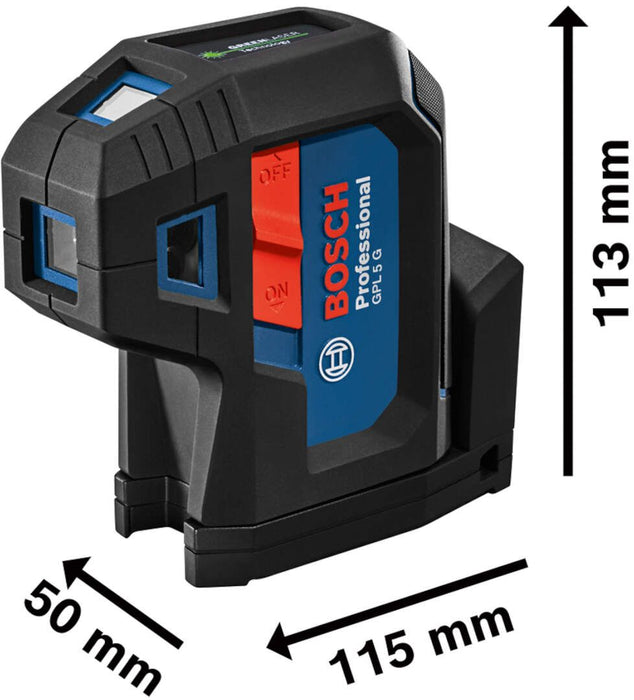 Bosch GPL 5 G laser za tačke 30m - zeleni zrak (0601066P00) Linijski laser 180° BOSCH BOSCH-0601066P00 Madras doo Beograd