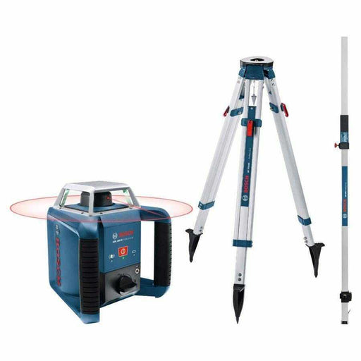 Bosch GRL 400 H rotacioni laser + LR 1 prijemnik + BT 170 HD stativ + GR 240 merna letva (061599403U) Rotacioni laser BOSCH BOSCH-061599403U Madras doo Beograd