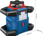 Bosch GRL 600 CHV rotacioni laser + stativ BT 170 HD + merna letva GR 240 (06159940P5) Rotacioni laser BOSCH BOSCH-06159940P5 Madras doo Beograd