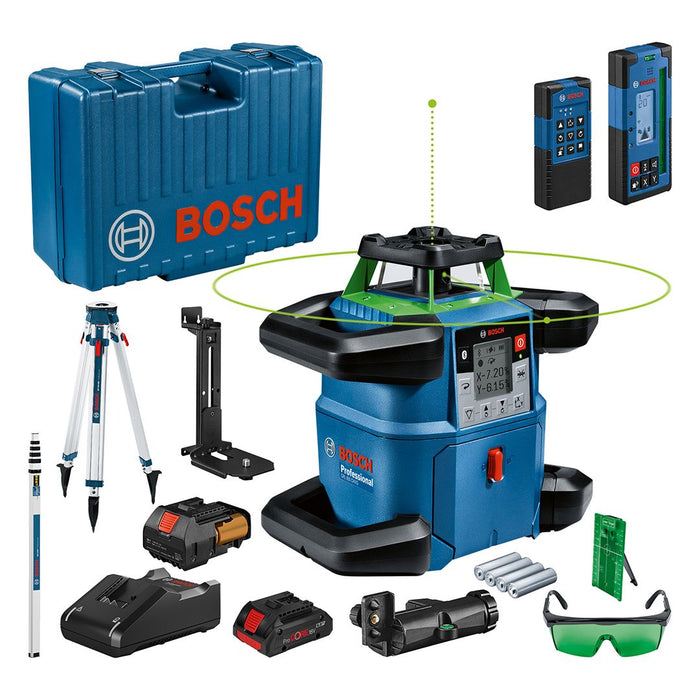 Bosch GRL 650 CHVG rotacioni laser - zelene linije + stativ BT 170 HD; 18V ProCORE; 1x4,0Ah (06159940PR) Rotacioni laser BOSCH BOSCH-06159940PR Madras doo Beograd