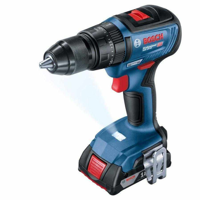 Bosch GSB 18V-50 Akumulatorska bušilica-šrafilica-odvrtač 2x2.0Ah (06019H5100) Aku vibraciona bušilica - odvrtač BOSCH BOSCH-06019H5100 Madras doo Beograd