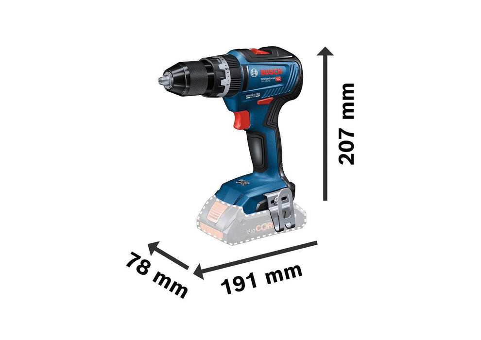 BOSCH GSB 18V-55 - GSB 18 V - 55 (2x2,0Ah L) (06019H5301) Aku vibraciona bušilica - odvrtač BOSCH Madras doo Beograd