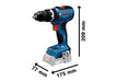 BOSCH GSB 18V-65 + GWS 18V-8 + 2x GBA 4.0Ah + GAL 18V-40 + RAF BAG - Combi komplet 18V GSB+GWS+2x4.0Ah+GAL 18 (0615A5008Z) Power Tools BOSCH Madras doo Beograd