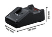 BOSCH GSB 18V-65 + GWS 18V-8 + 2x GBA 4.0Ah + GAL 18V-40 + RAF BAG - Combi komplet 18V GSB+GWS+2x4.0Ah+GAL 18 (0615A5008Z) Power Tools BOSCH Madras doo Beograd