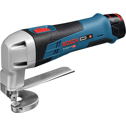 Bosch GSC 12V-13 akumulatorske makaze za lim sa 2x2,0 Ah Li-Ion baterijama u L-Boxx koferu (0601926108) Aku makaze za lim BOSCH BOSCH-0601926108 Madras doo Beograd