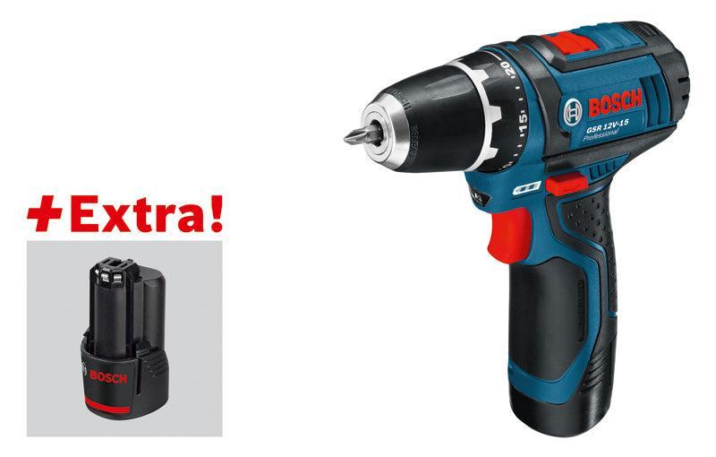 BOSCH GSR 12V-15 Professional i ručni alati - Combi komplet GSR12VHandt. L-Boxx (060186810R) Madras doo Beograd Madras doo Beograd