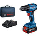 Bosch GSR 185-Li akumulatorska bušilica - odvrtač; 18V; 1x4,0 Ah + torba (06019K3005) Aku bušilica - odvrtač BOSCH Madras doo Beograd