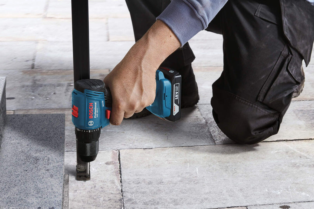 Bosch GSR 185-Li akumulatorska bušilica - odvrtač; 18V 2x2.0 Ah + kofer (06019K3000) Aku bušilica - odvrtač BOSCH Madras doo Beograd