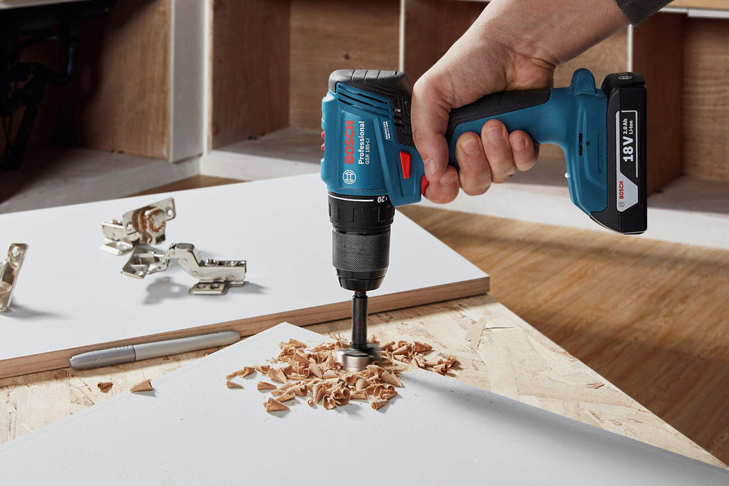 Bosch GSR 185-Li akumulatorska bušilica - odvrtač; 18V 2x2.0 Ah + kofer (06019K3000) Aku bušilica - odvrtač BOSCH Madras doo Beograd