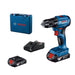 Bosch GSR 185-Li akumulatorska bušilica - odvrtač; 18V 2x2.0 Ah + kofer (06019K3000) Aku bušilica - odvrtač BOSCH Madras doo Beograd