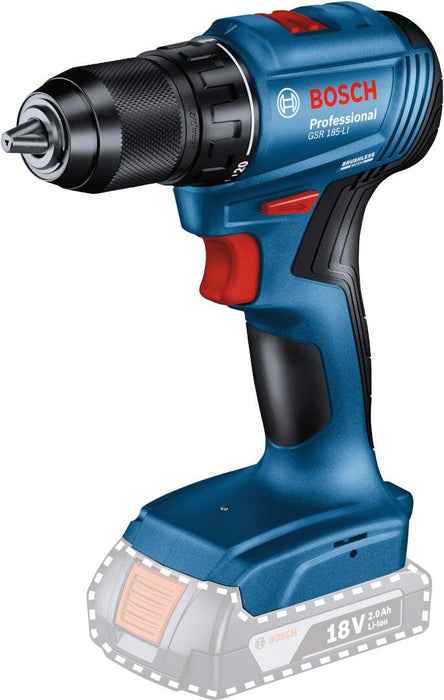 Bosch GSR 185-Li akumulatorska bušilica - odvrtač 18V Solo bez baterije i punjača (06019K3003) Aku bušilica - odvrtač BOSCH Madras doo Beograd