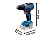 BOSCH GSR 18V-65 + GWS 18V-11+ disk za sečenje + bitovi - Combi komplet 18V GSR18V-65+GWS18V-11+AC (0615A50091) Power Tools BOSCH Madras doo Beograd