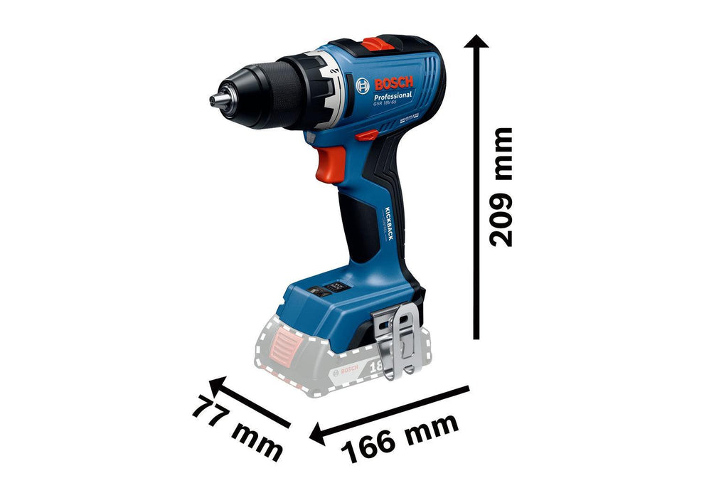 BOSCH GSR 18V-65 + GWS 18V-11+ disk za sečenje + bitovi - Combi komplet 18V GSR18V-65+GWS18V-11+AC (0615A50091) Power Tools BOSCH Madras doo Beograd