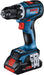 Bosch GSR 18V-90 C akumulatorska bušilica/odvrtač; 2x2,0 Ah + plastični kofer (06019K6020) Aku bušilica - odvrtač BOSCH Madras doo Beograd