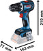 Bosch GSR 18V-90 C akumulatorska bušilica/odvrtač; 2x4,0 Ah + L-Boxx kofer (06019K6003) Aku bušilica - odvrtač BOSCH Madras doo Beograd