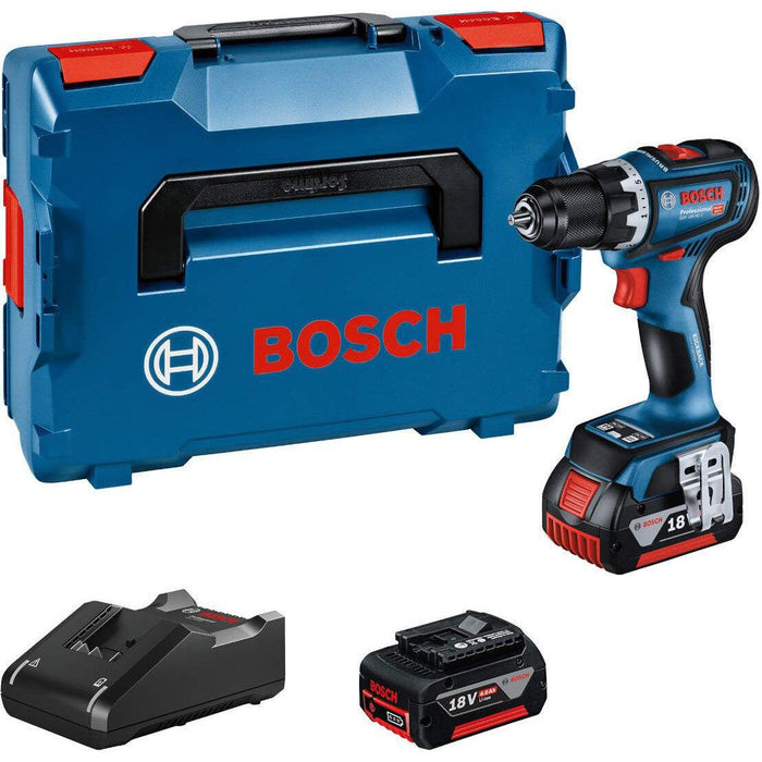 Bosch GSR 18V-90 C akumulatorska bušilica/odvrtač; 2x4,0 Ah + L-Boxx kofer (06019K6003) Aku bušilica - odvrtač BOSCH Madras doo Beograd