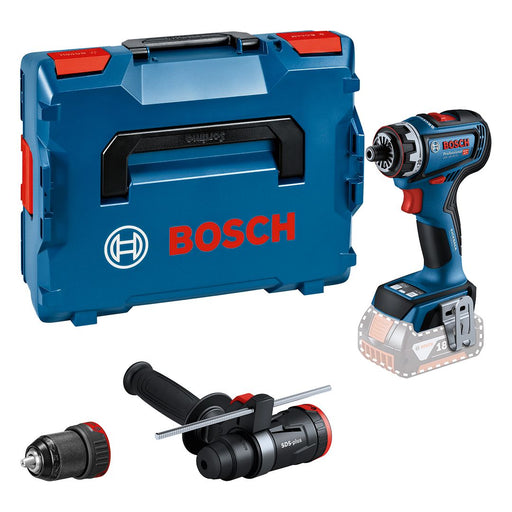 Bosch GSR 18V-90 FC akumulatorska bušilica/odvrtač Solo; bez baterije i punjača + 2 FC nastavka u L-Boxx koferu (06019K6204) Aku bušilica - odvrtač BOSCH Madras doo Beograd