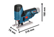 BOSCH GST 12V-70 2 x 2,0 AH Karton S (06015A1004) Aku ubodna testera BOSCH Madras doo Beograd